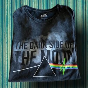 Light Acid Washed Pink Floyd Band Tee